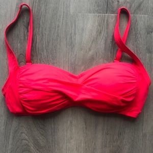 LA BLANCA- Top Island Goddess Over-Shoulder Wrap Top size 4